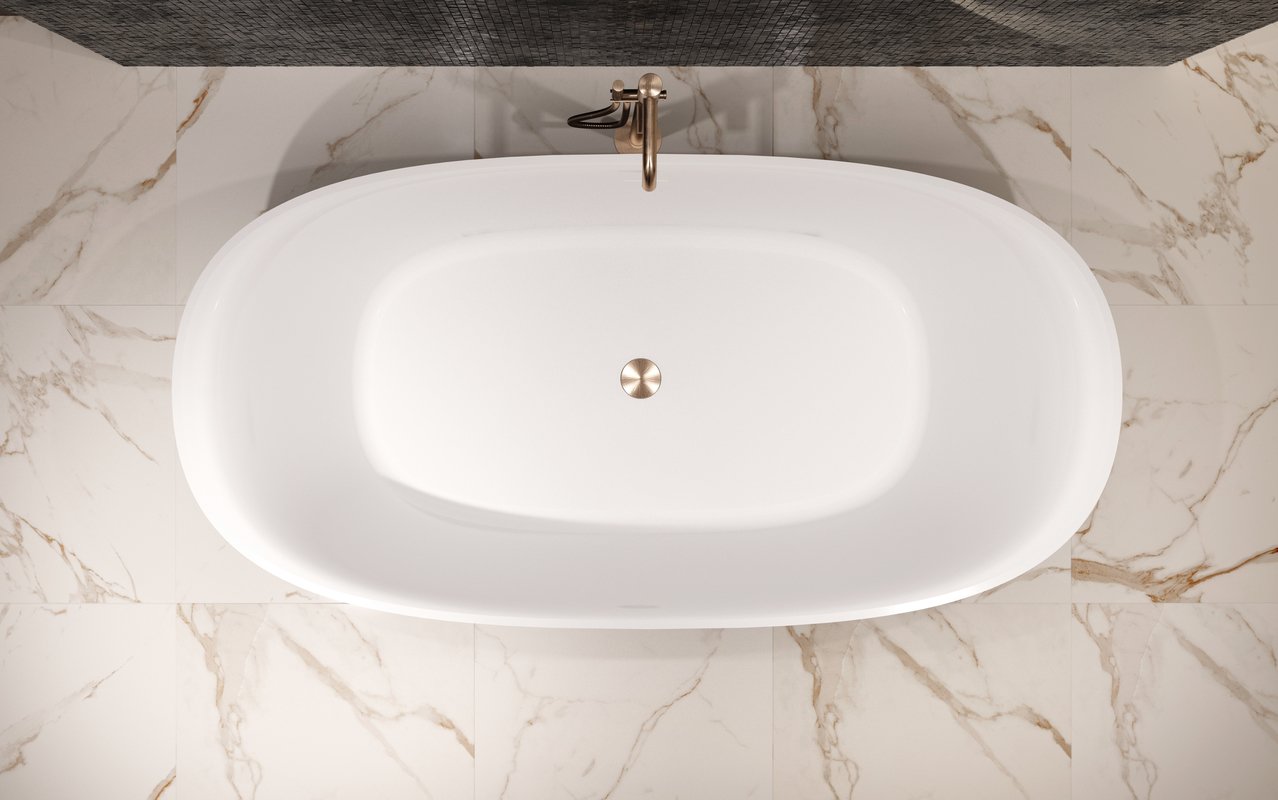 Purescape 045 Oval Freestanding Bathtub (F-303)