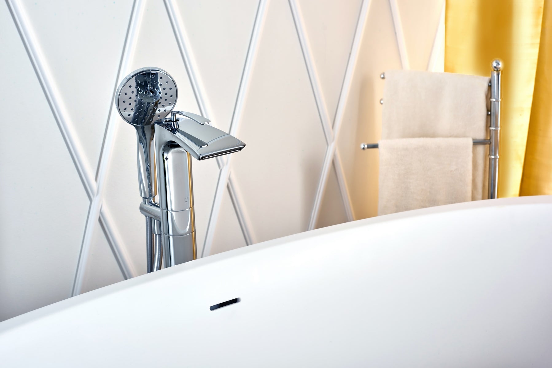 Aquatica Sensuality 70" Matte White Freestanding Solid Surface Bathtub