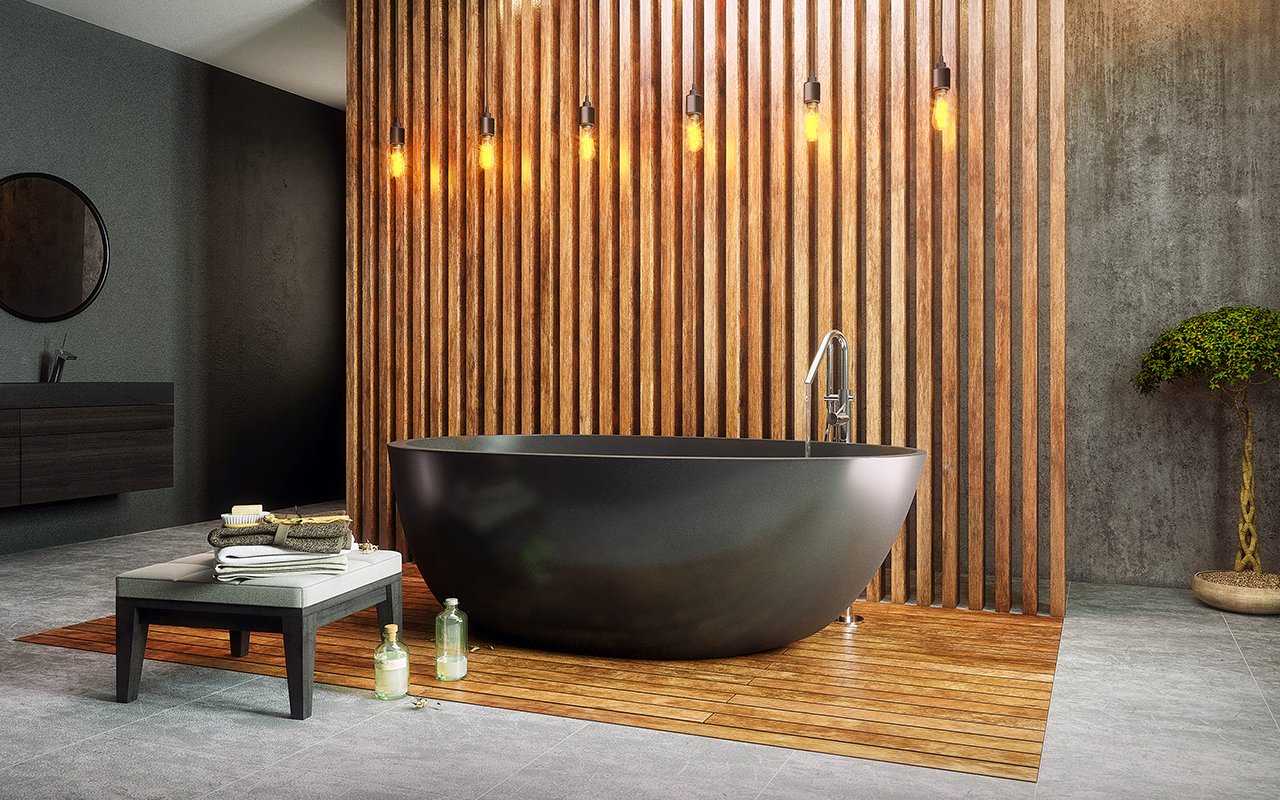Aquatica Universal Waterproof Solid Teak Bathtub Tray with NanoGuard™ – 36.25 x 8.5 Inches
