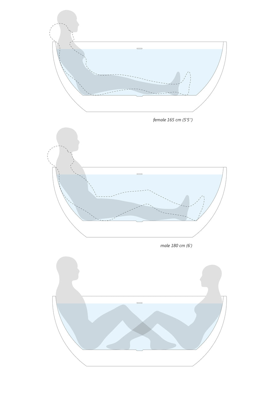 Sensuality-Mini-F-Blck-Wht Stone Bathtub