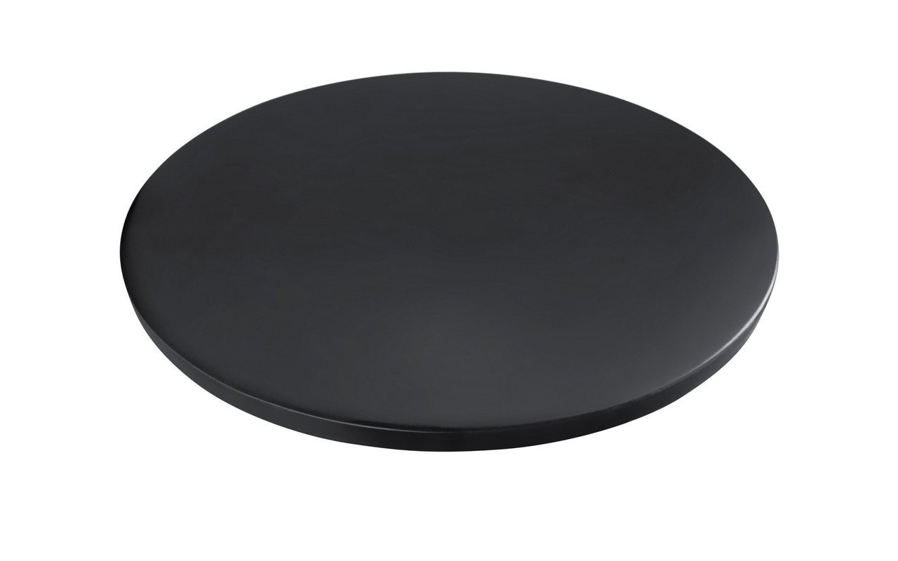 Solace-B Black Round Stone Vessel Sink