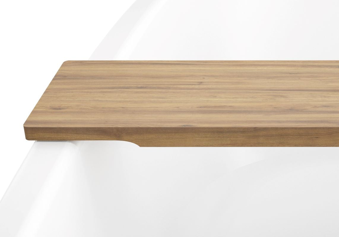 Aquatica Universal Waterproof Solid Teak Bathtub Tray – 36.25 x 8.5 Inches
