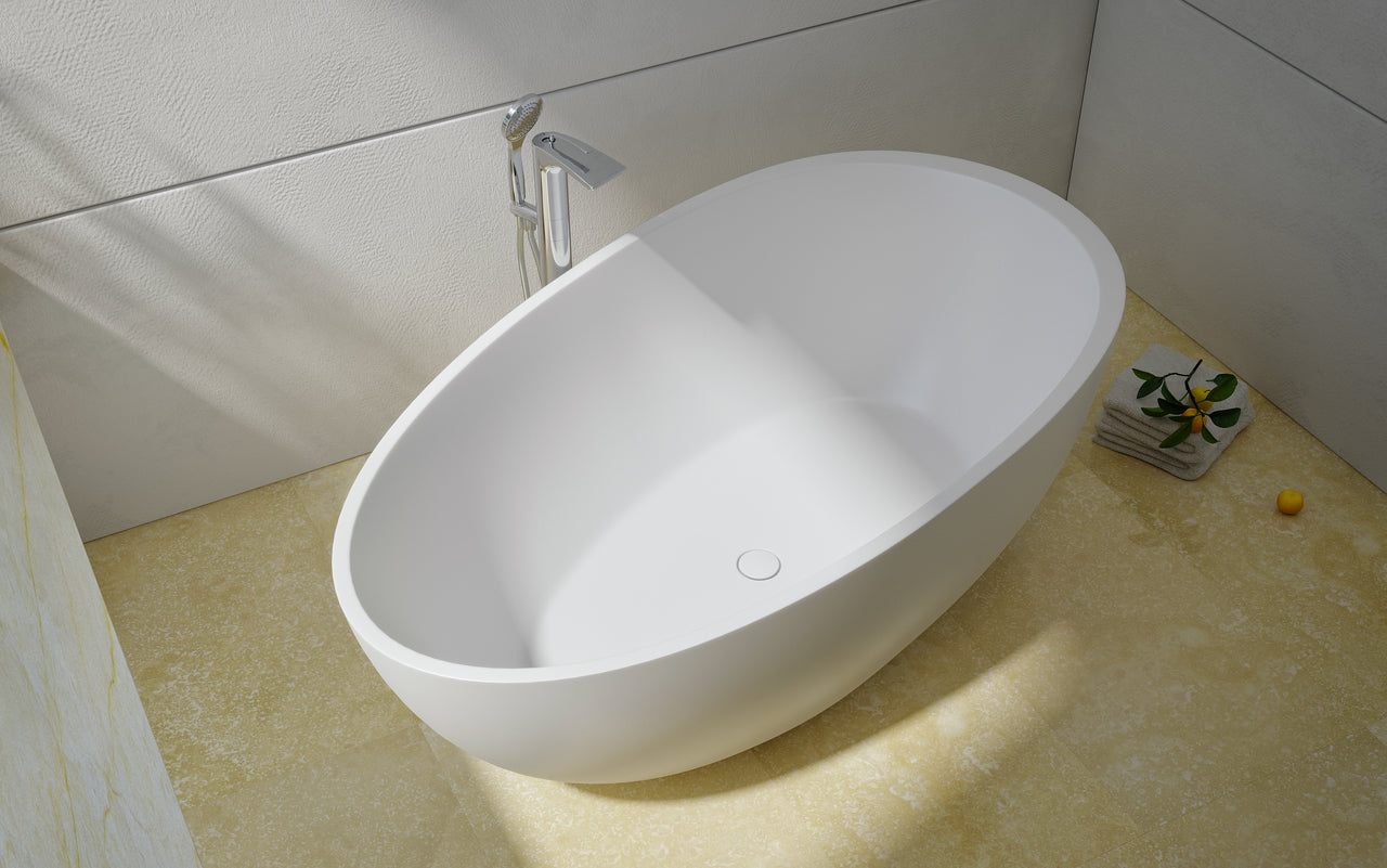 Aquatica Spoon 2 Egg-Shaped Freestanding Bathtub