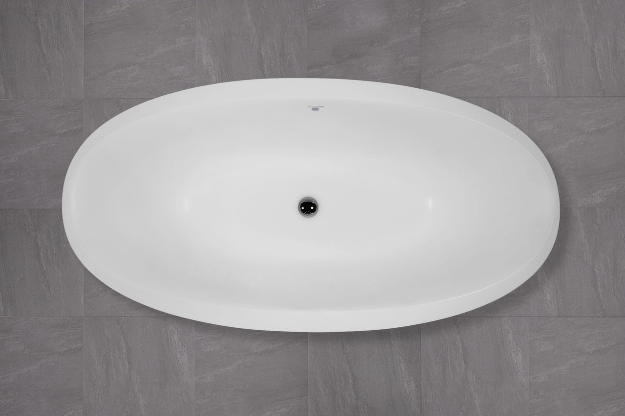 Sensuality-Mini-F-Wht Stone Bathtub