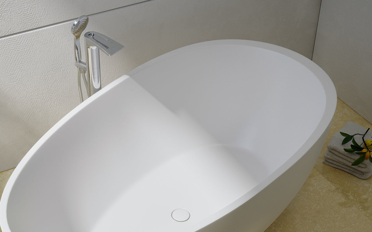 Aquatica Spoon 2 Egg-Shaped Freestanding Bathtub