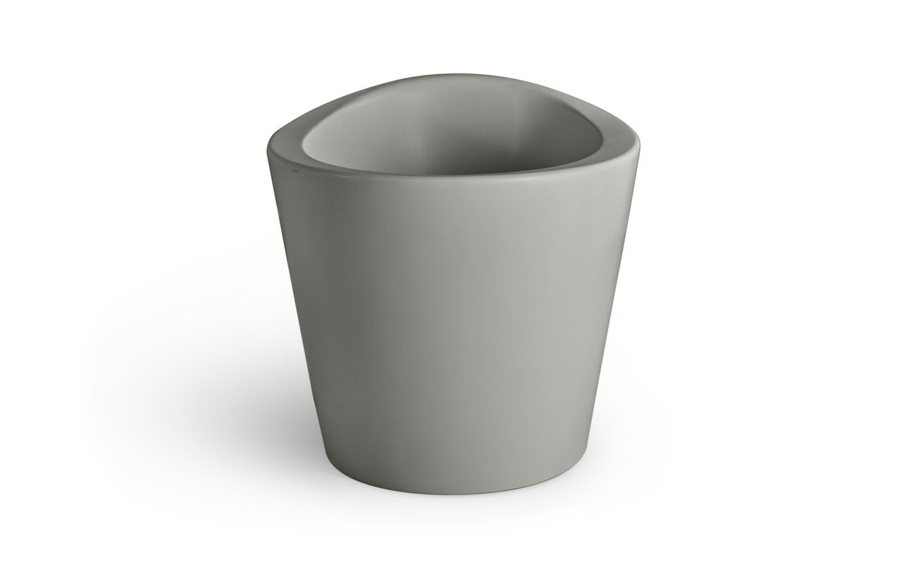 Aquatica True Ofuro Grey Freestanding Concrete Stone Japanese Soaking Bathtub