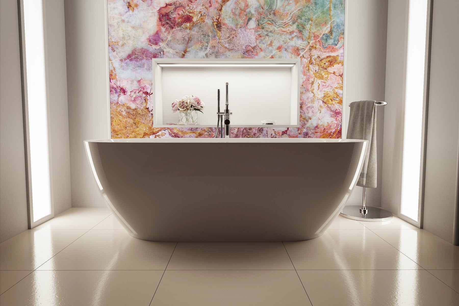 Gloria 2 Freestanding Acrylic Bathtub