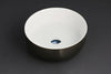 Aurora Gunmetal-Wht Supergloss R St Vessel Sink