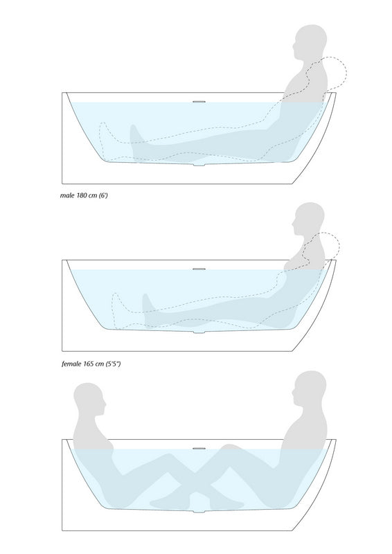 Purescape 118-R Corner Freestanding Bathtub